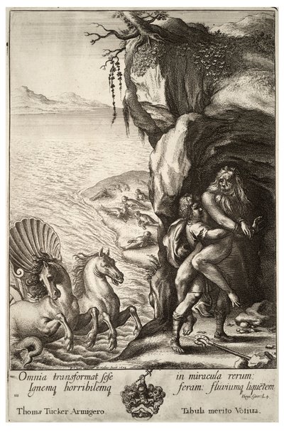Aristaeus und Proteus. Zustand 2 von Wenceslaus Hollar